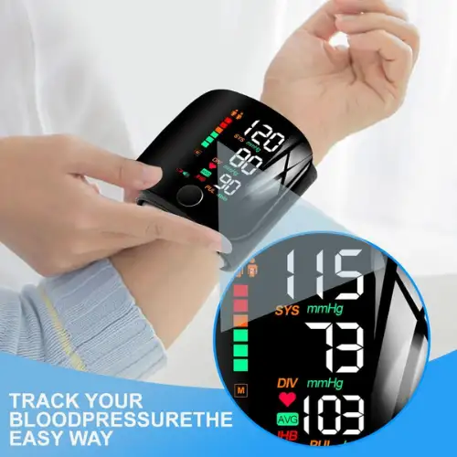 Automatic Rechargeable Digital Touch Screen Wrist type Blood-Pressure Machine