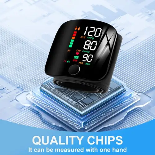 Automatic Rechargeable Digital Touch Screen Wrist type Blood-Pressure Machine