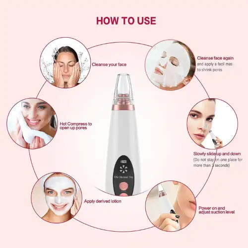 Black Head Remover Device for Men & Women,Electric Vacuum Blackhead Remover