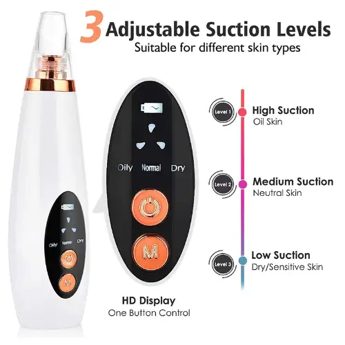 Black Head Remover Device for Men & Women,Electric Vacuum Blackhead Remover